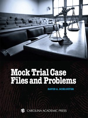 cover image of Mock Trial Case Files and Problems